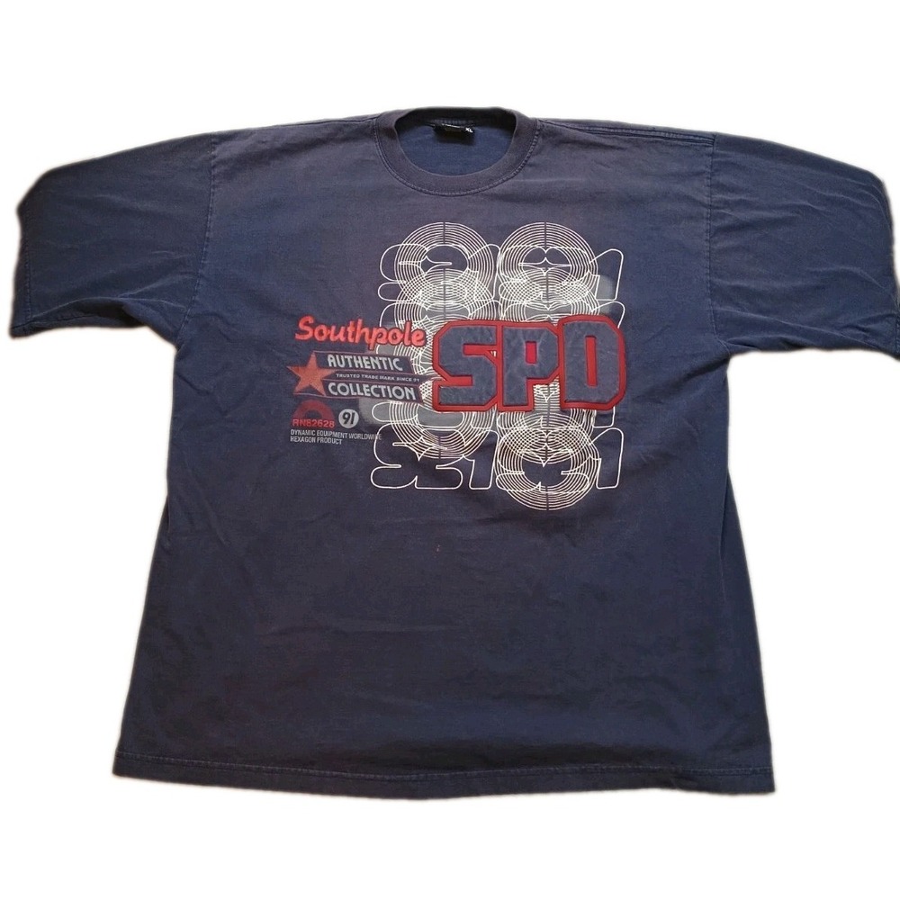 Vtg '90S '00s Y2k Southpole Graphic T-shirt Men's Size XL Oversized Grunge Skate